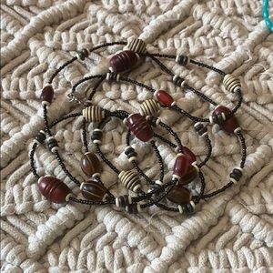 Unique beaded necklaces in different lengths